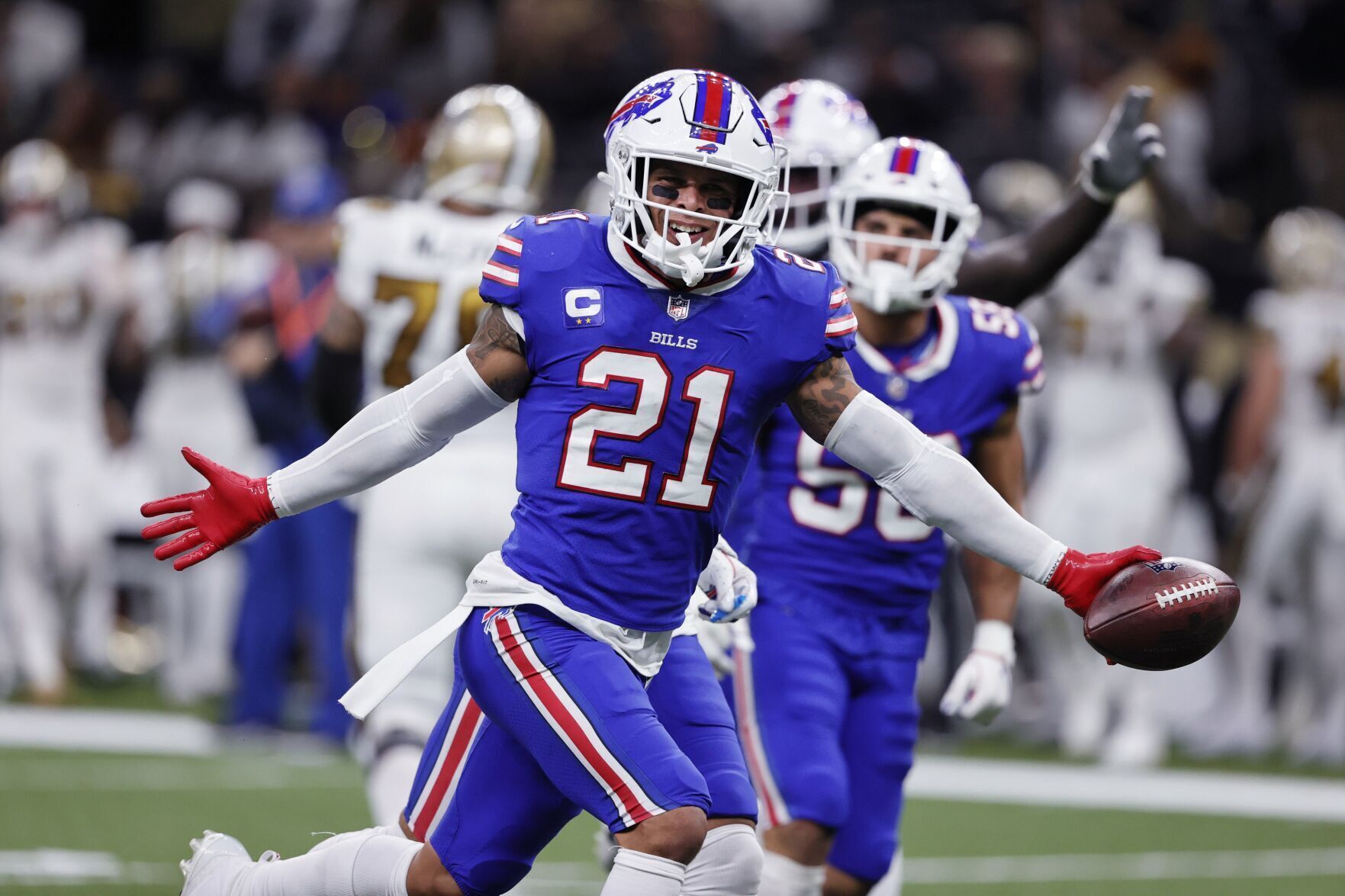 APTOPIX Bills Saints Football
